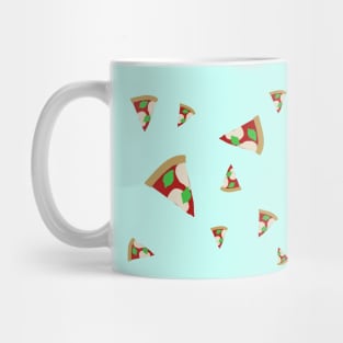 Vegan pizza falling Mug